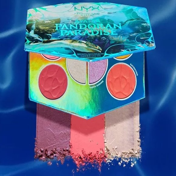 NYX AVATAR 2 PANDORAN PARADISE 6 MATTE BLUSH & PEARLESCENT HIGHLIGHTER PALETTE - Picture 2 of 6